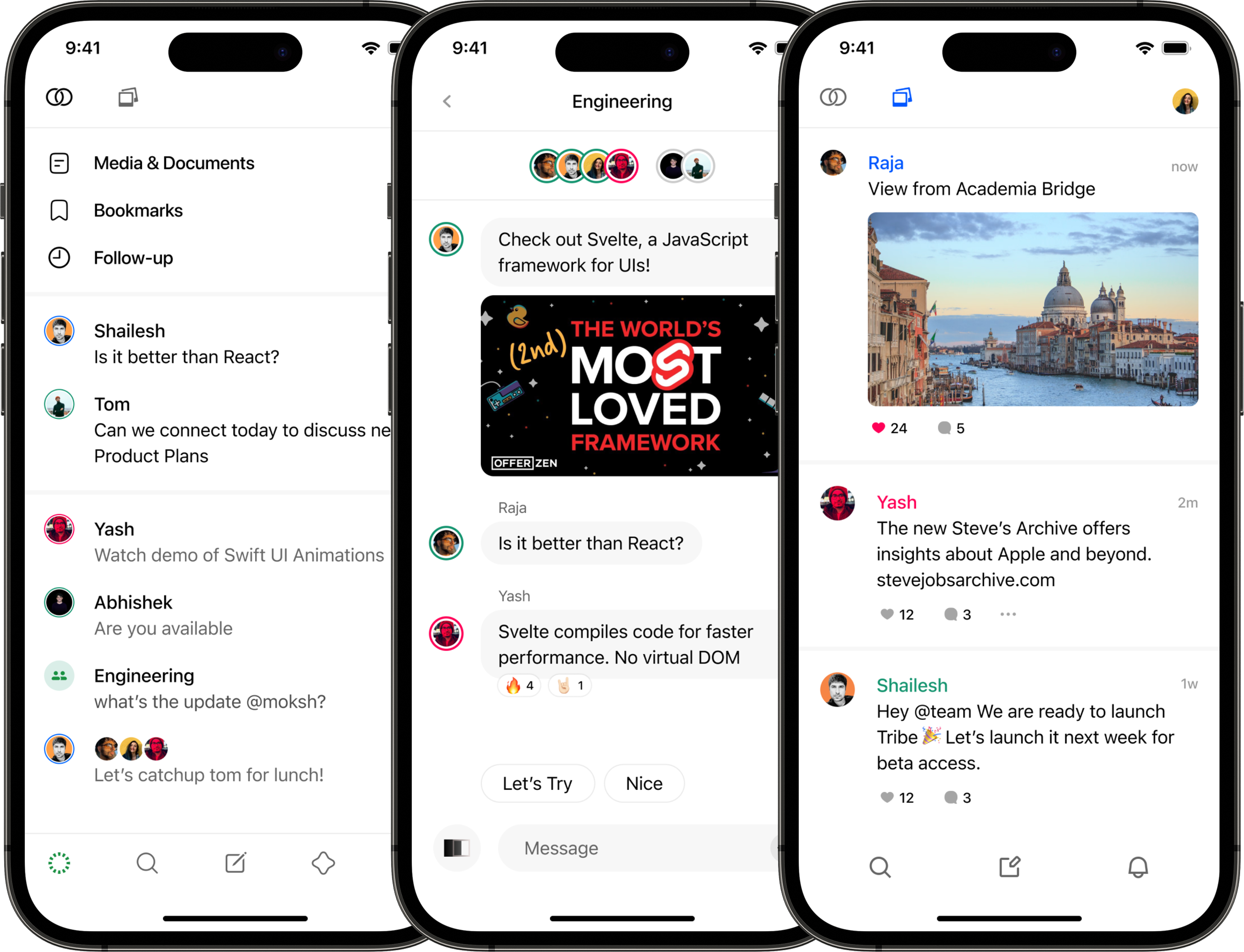 Tribe Communication App preview